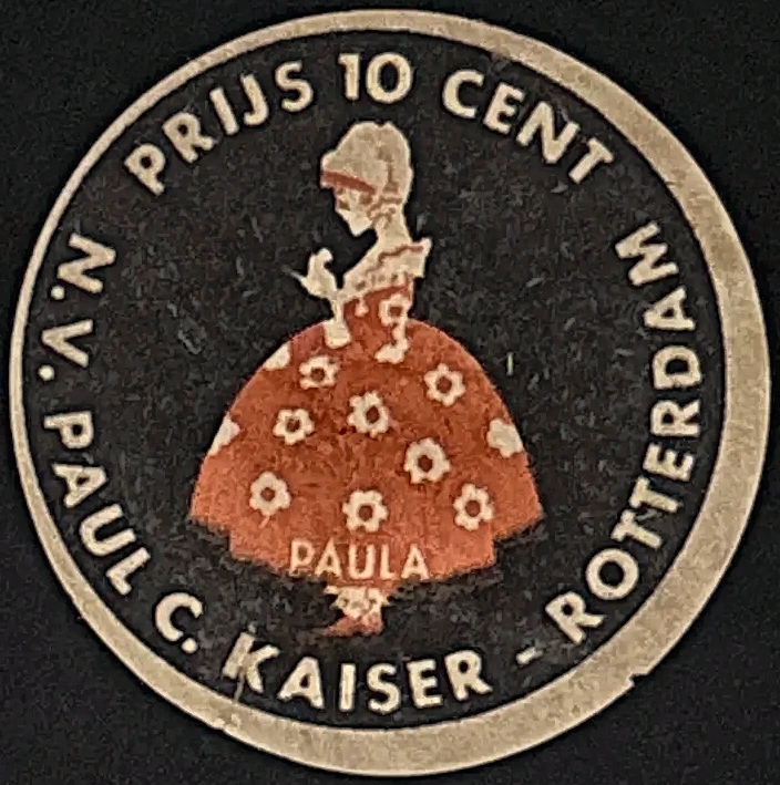 Paula – N.V. Paul C. Kaiser Rotterdam, Prijs 10 Cent