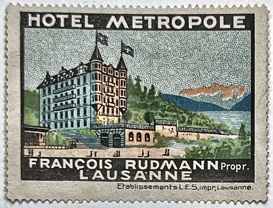 Hotel Metropole Lausanne – François Rudmann