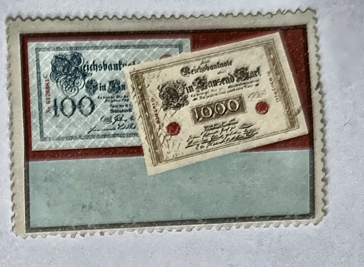 Duitse Reichsbank bankbiljetten – hyperinflatie herdenking