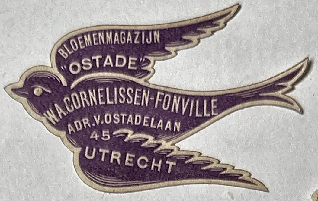 Sluitzegel Bloemenmagazijn Ostade Utrecht