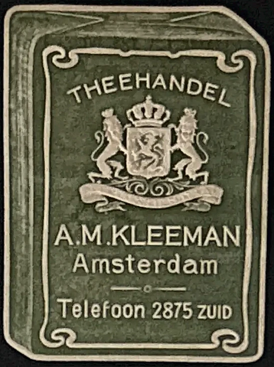 Sluitzegel Theehandel A.M. Kleeman Amsterdam