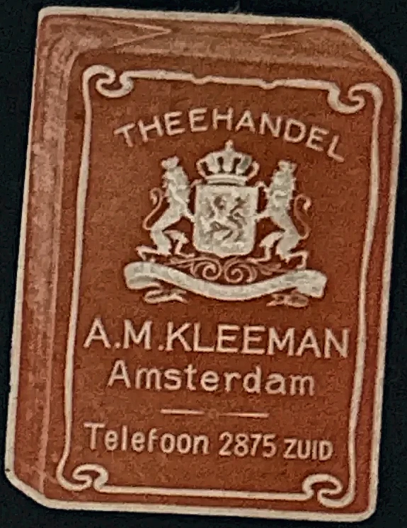 Sluitzegel Theehandel A.M. Kleeman Amsterdam