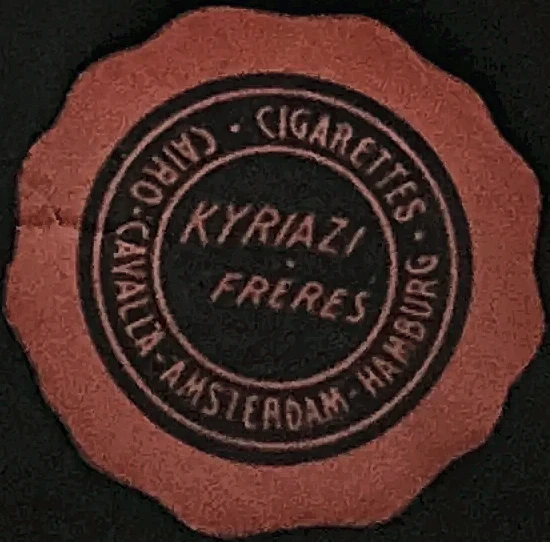 Sluitzegel Kyriazi Frères Cigarettes