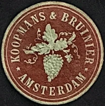 Sluitzegel Koopmans & Bruinier, Hophandelaren Amsterdam