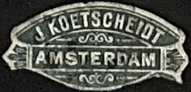 Sluitzegel J. Koetscheidt Amsterdam