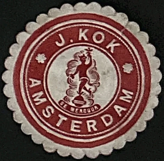 Sluitzegel J. Kok Amsterdam – De Mercuur