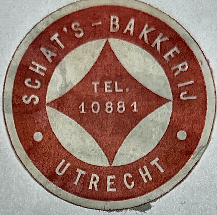 Sluitzegel Schat's Bakkerij Utrecht