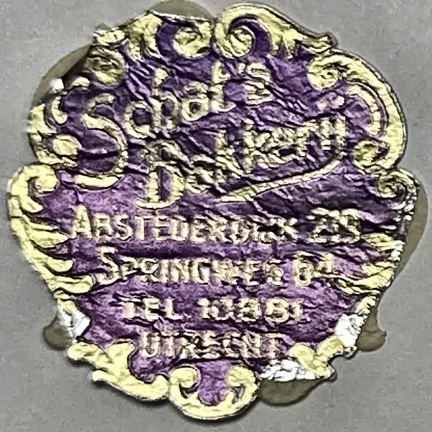 Sluitzegel Schats Utrecht – Springweg / Amsterdijk