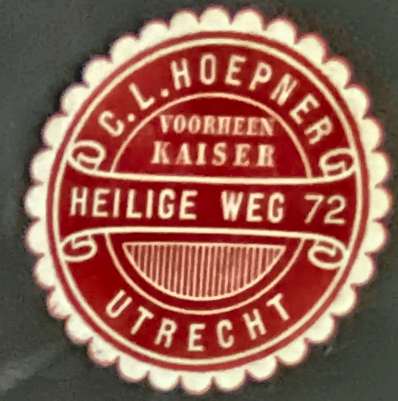 Sluitzegel C.L. Hoepner – Heilige Weg 72, Utrecht