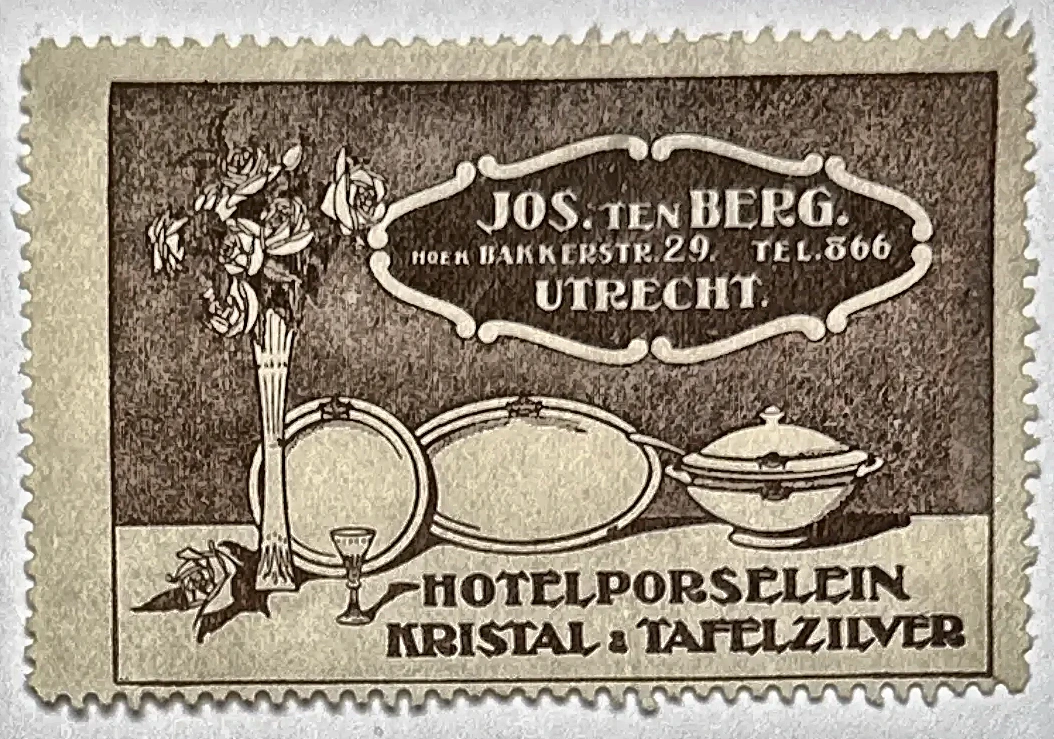 Jos. ten Berg – Hotelporselein, Kristal & Tafelzilver, Utrecht