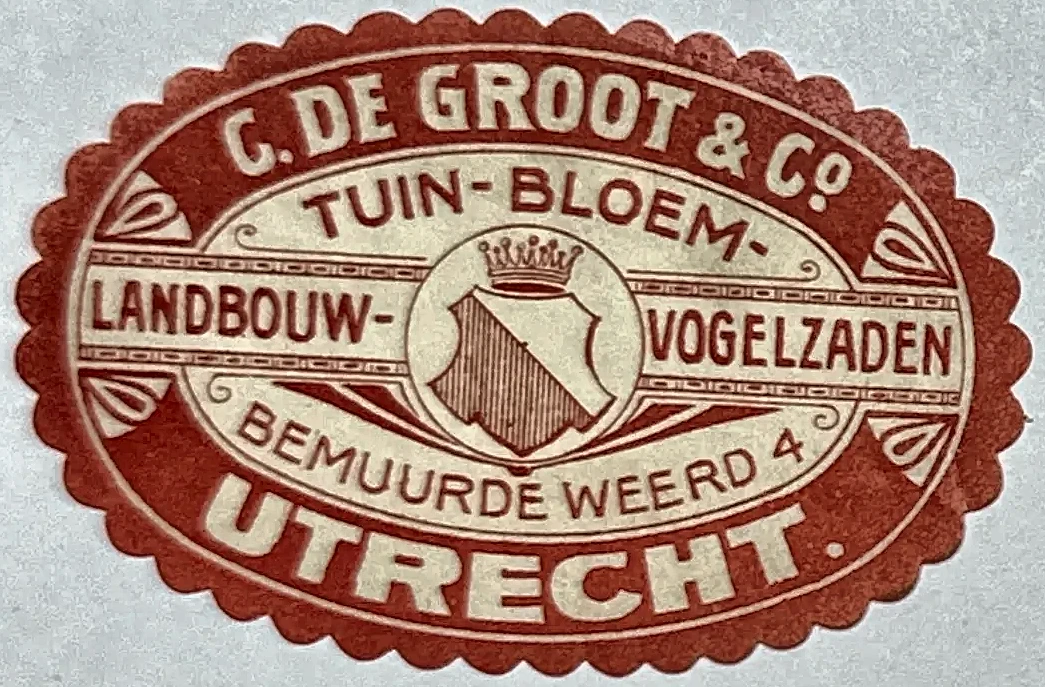 Sluitzegel C. de Groot & Co. – Zaadhandel Utrecht