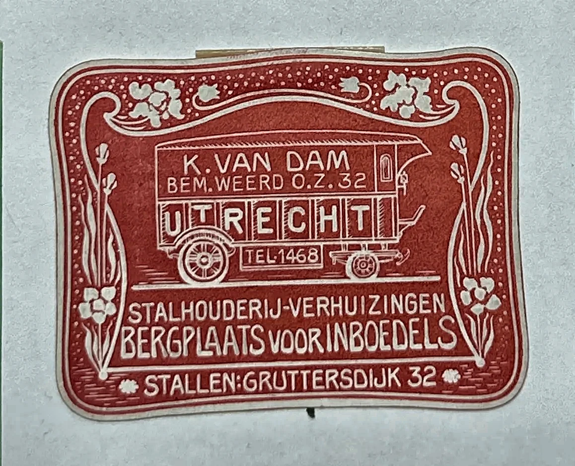 K. van Dam – Stalhouderij en Verhuizingen Utrecht