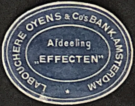 Labouchere Oyens & Co's Bank Amsterdam – Afdeling Effecten