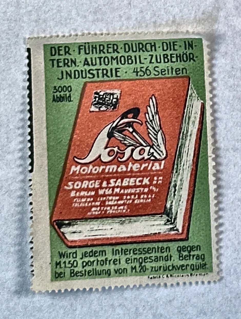 Sosa Motormaterial – Sorge & Sabeck Berlijn