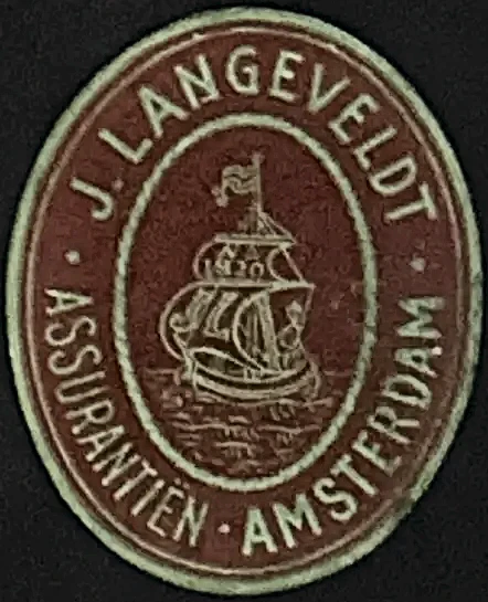 Sluitzegel J. Langeveldt Assurantiën Amsterdam