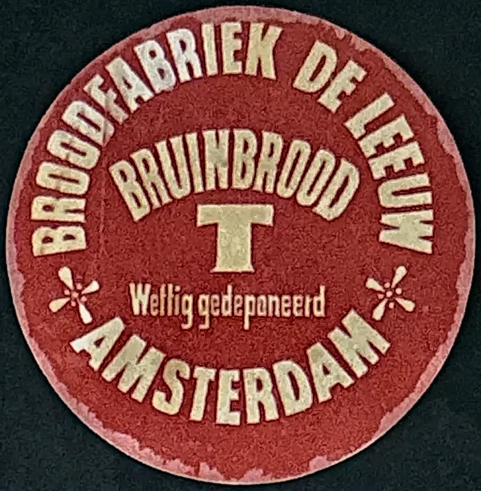 Sluitzegel Broodfabriek De Leeuw – Bruinbrood Amsterdam