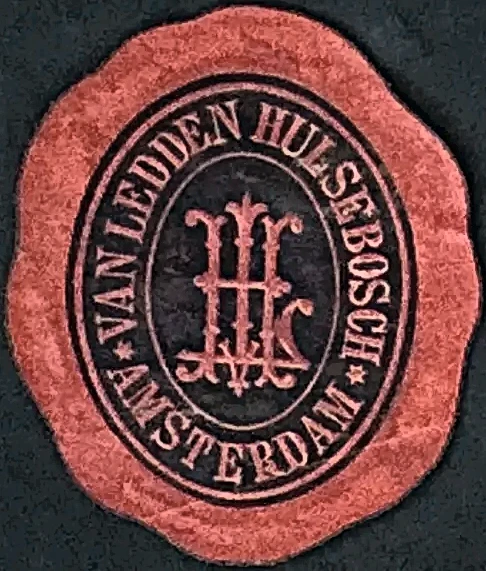 Sluitzegel Van Ledden Hulsebosch Amsterdam