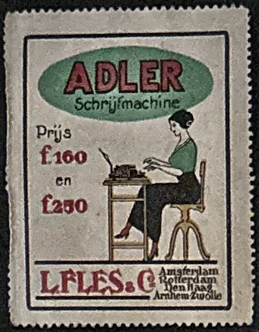 Adler Schrijfmachine – L. Fles & Co.