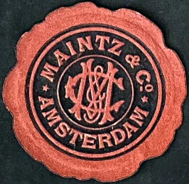 Sluitzegel Maintz & Co. Amsterdam