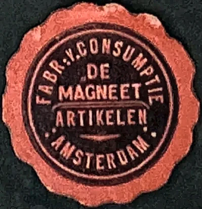 Sluitzegel De Magneet – Fabrikant van Consumptie-Artikelen, Amsterdam