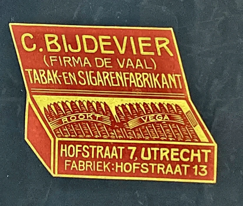 Sluitzegel C. Bijdevier – Tabak- en Sigarenfabrikant Utrecht