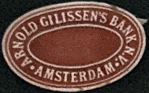 Sluitzegel Arnold Gilissen's Bank N.V. Amsterdam