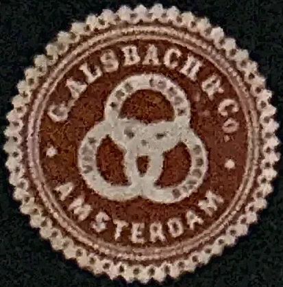 Sluitzegel C. Alsbach & Co. Amsterdam