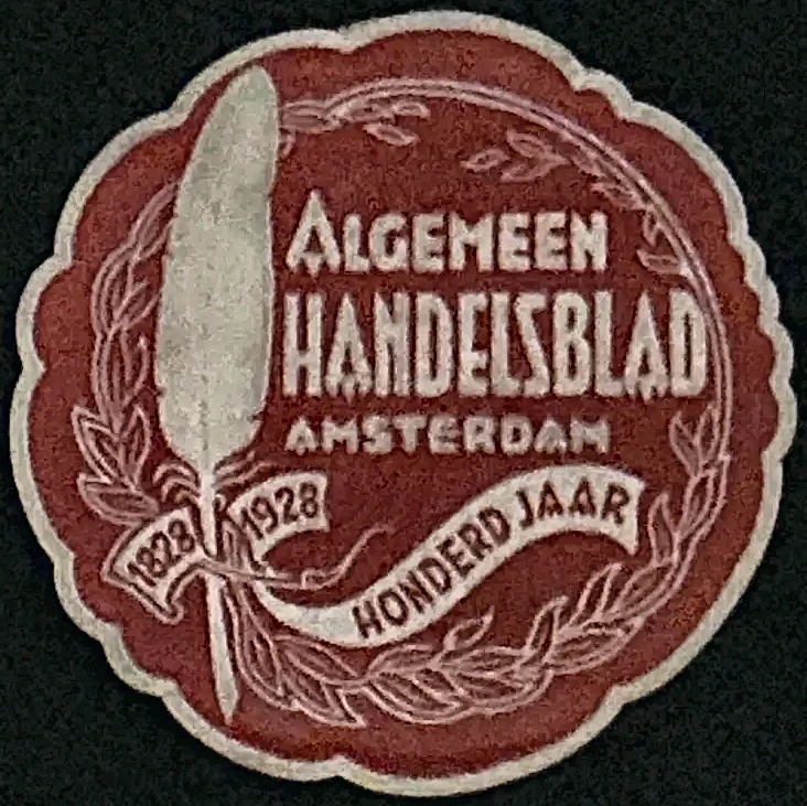 Eeuwfeest Algemeen Handelsblad Amsterdam 1828-1928