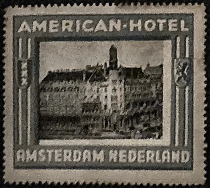 Sluitzegel American Hotel Amsterdam
