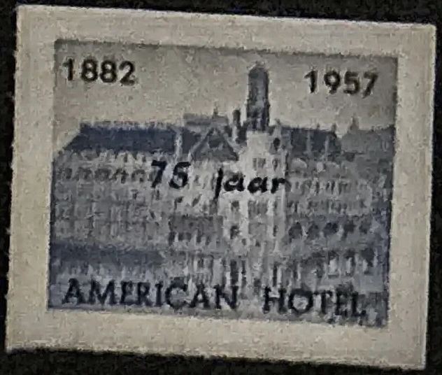 75-jarig jubileum American Hotel Amsterdam (1882-1957)