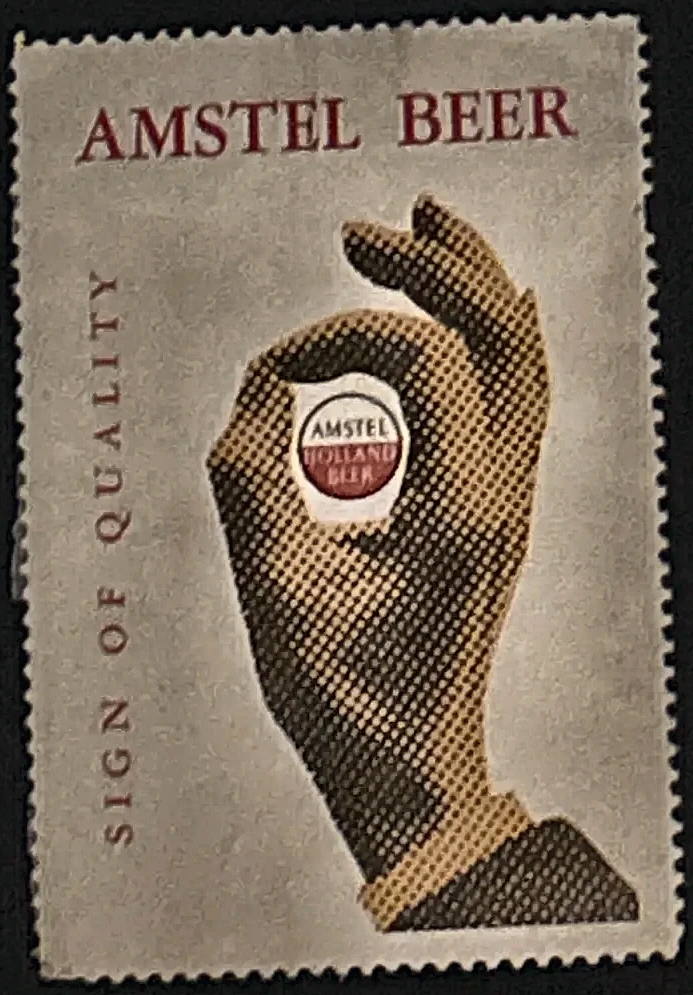 Amstel Beer – Sign of Quality reclame sluitzegel