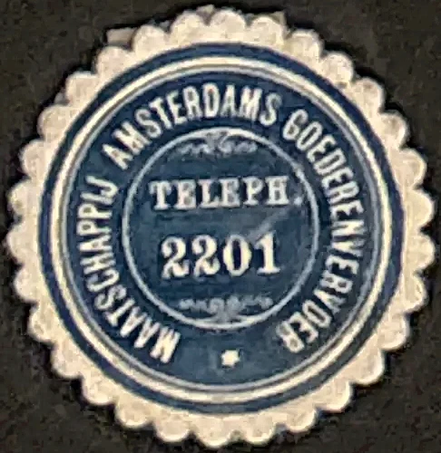 Sluitzegel Maatschappij Amsterdams Goederenvervoer