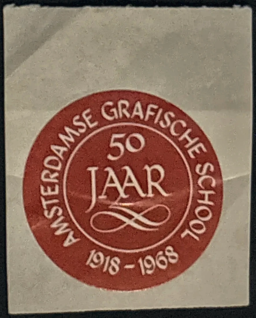 50-jarig jubileum Amsterdamse Grafische School 1918-1968