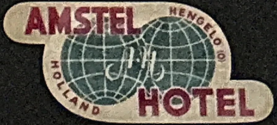 Amstel Hotel Hengelo - Bagage- of reclamesluitzegel