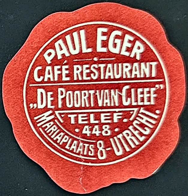 Sluitzegel Café Restaurant De Poort van Cleef – Utrecht