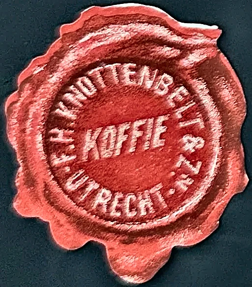 Sluitzegel A.H. Knottenbelt & Zn. – Koffie, Utrecht