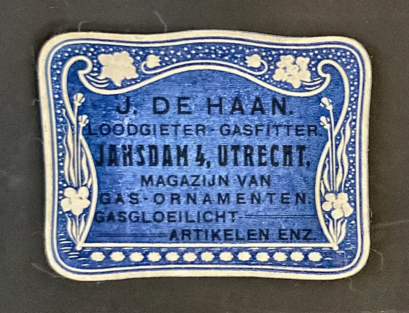 Sluitzegel J. de Haan – Loodgieter & Gasfitter Utrecht