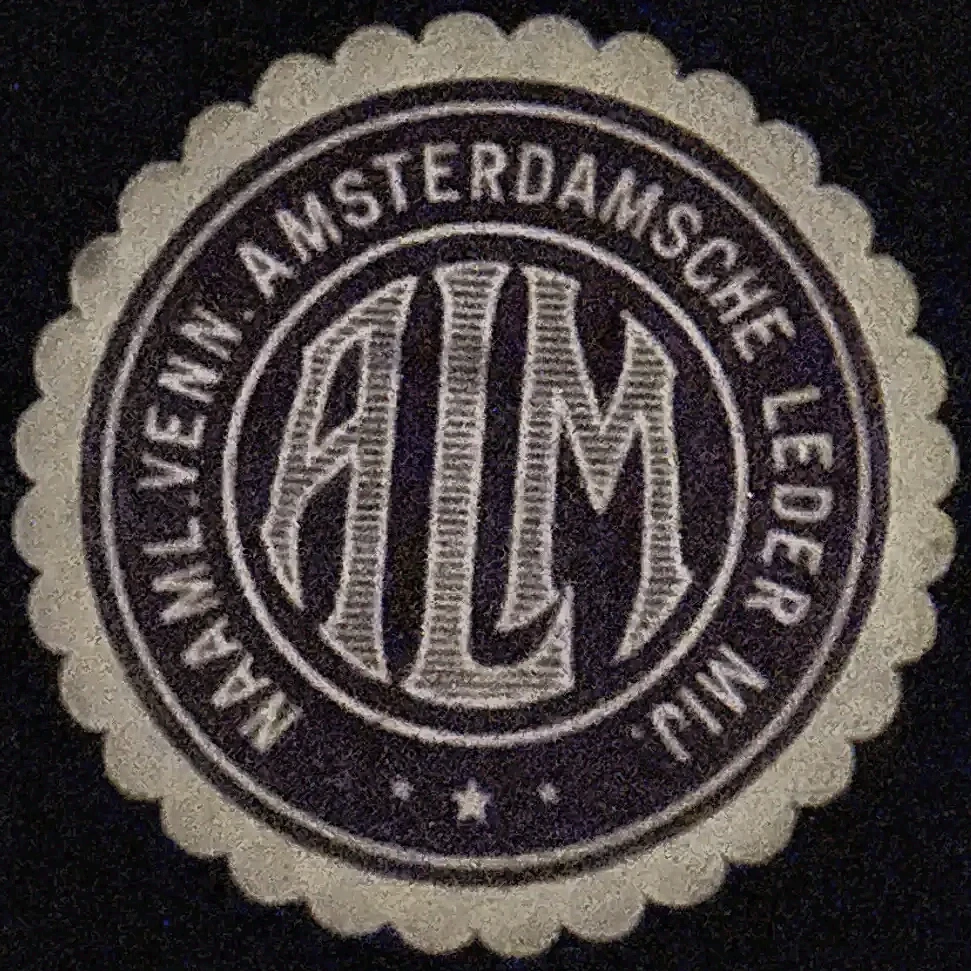 Sluitzegel Amsterdamsche Leder Maatschappij (ALM)