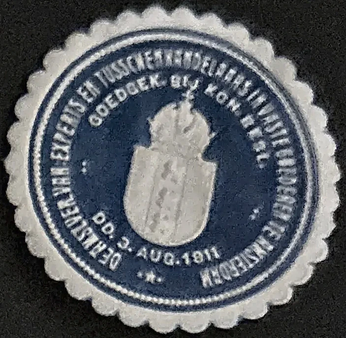 Vereeniging van Experts en Tusschenhandelaars in Uitvoer te Amsterdam (1911)