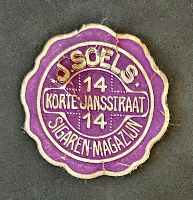 J. Soels Sigaren-Magazijn, Korte Jansstraat 14
