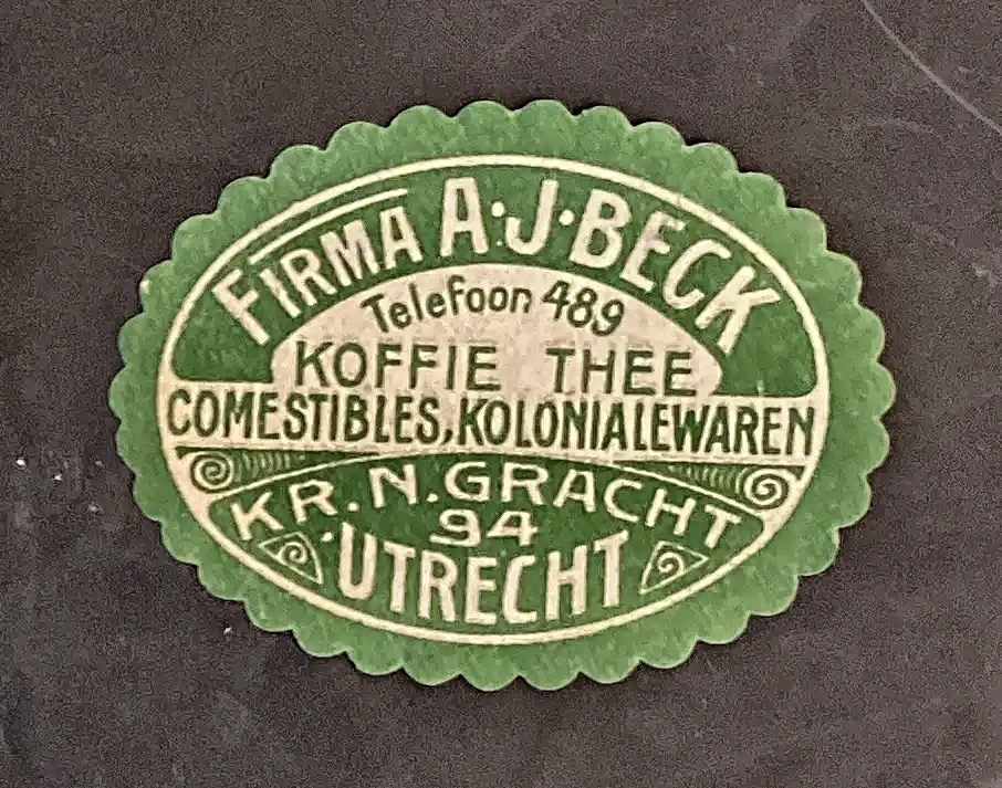 Firma A.J. Beck – Koffie & Thee, Utrecht