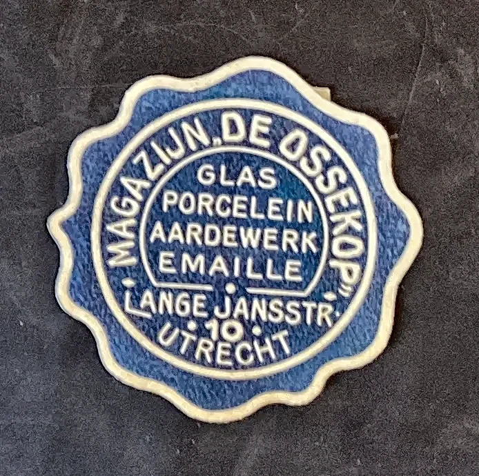 Sluitzegel Magazijn De Ossekop Utrecht