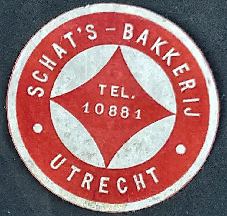 Sluitzegel Schat's Bakkerij Utrecht