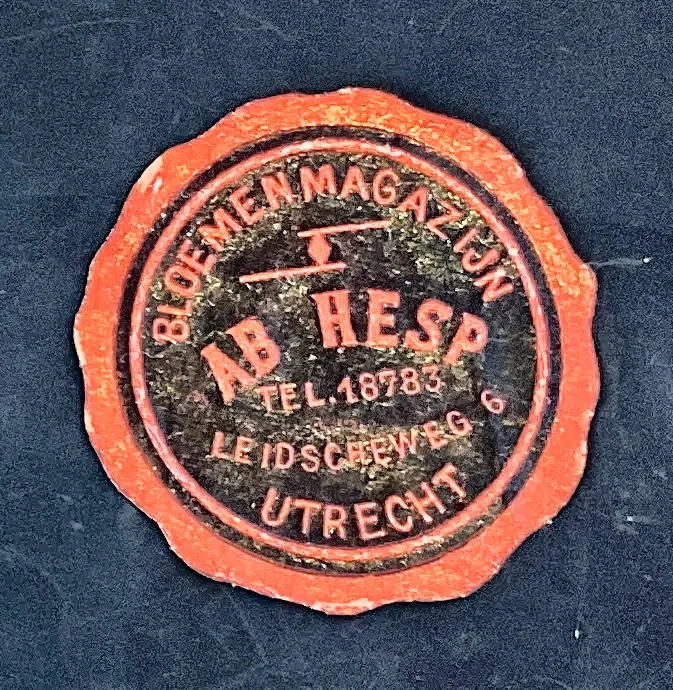 Sluitzegel Bloemenmagazijn AB Hesp, Utrecht