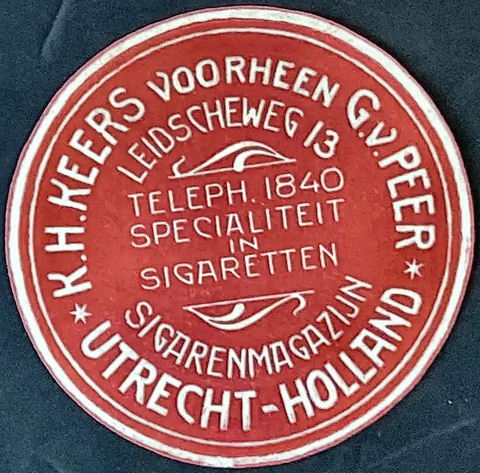 Sluitzegel Sigarenmagazijn K.H. Keers – Utrecht