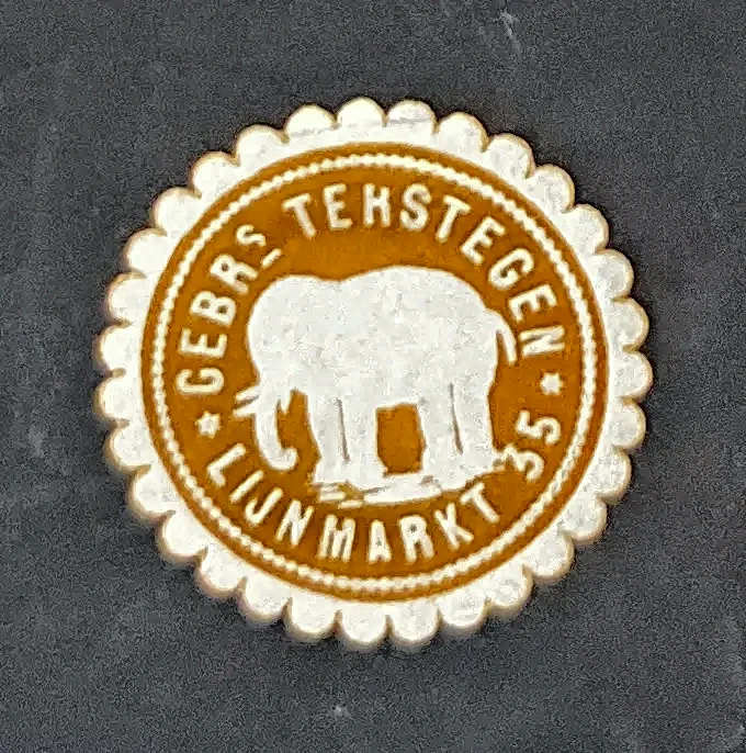 Sluitzegel Gebrs. Tehstegen – Lijnmarkt 35, Utrecht