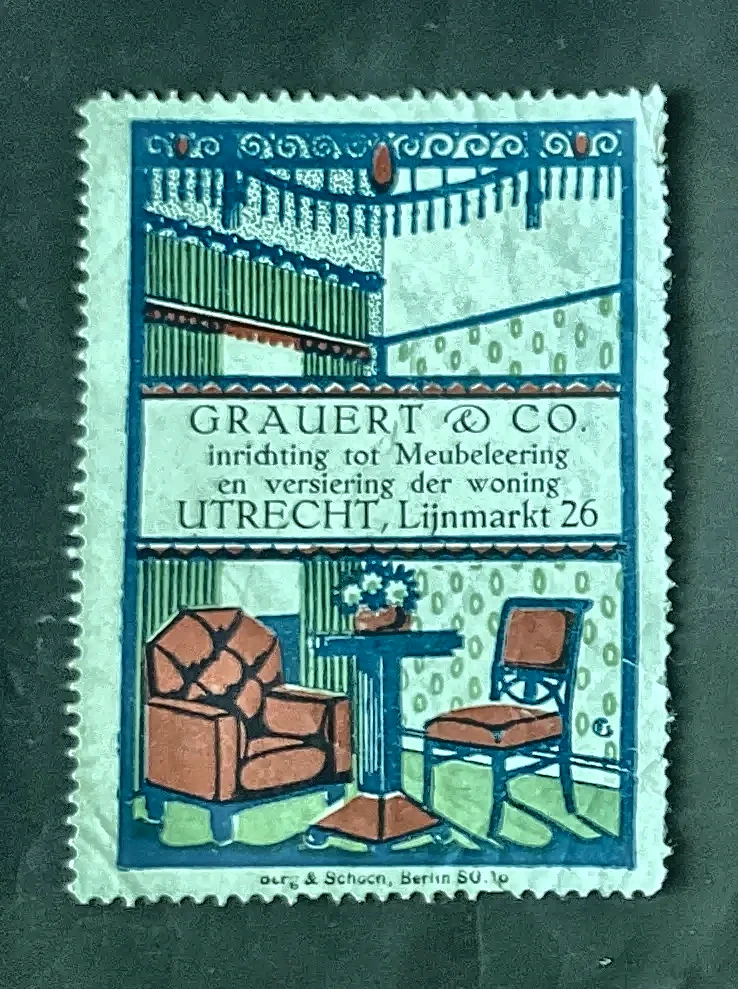 Grauert & Co. – Meubeleering en versiering der woning, Utrecht