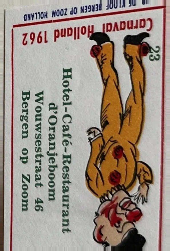 Carnaval Holland 1962 – Hotel-Café-Restaurant d'Oranjeboom, Bergen op Zoom