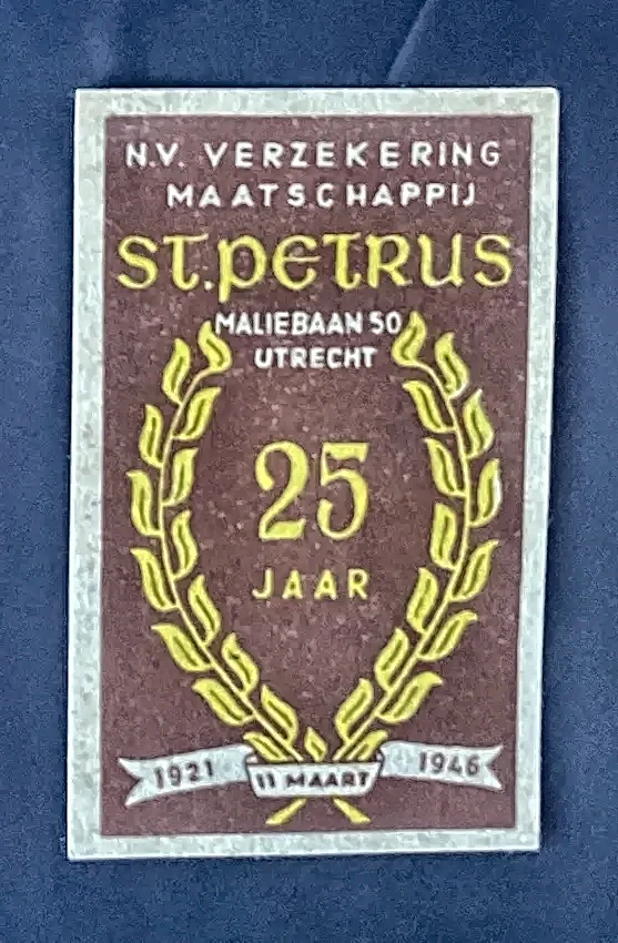 25-jarig jubileum N.V. Verzekering Maatschappij St. Petrus Utrecht (1921–1946)