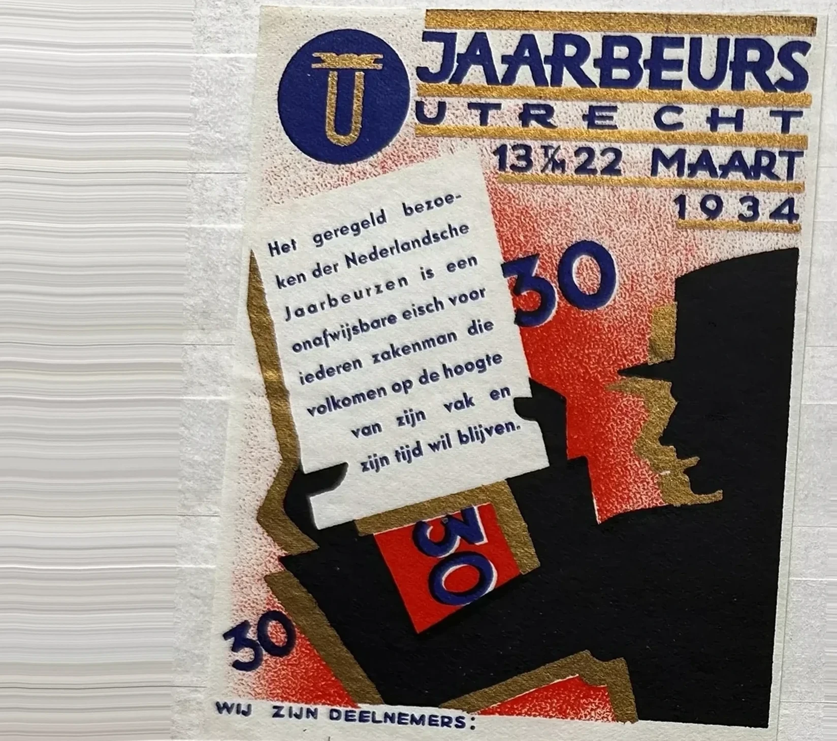 Jaarbeurs Utrecht 1934 – 13 t/m 22 maart